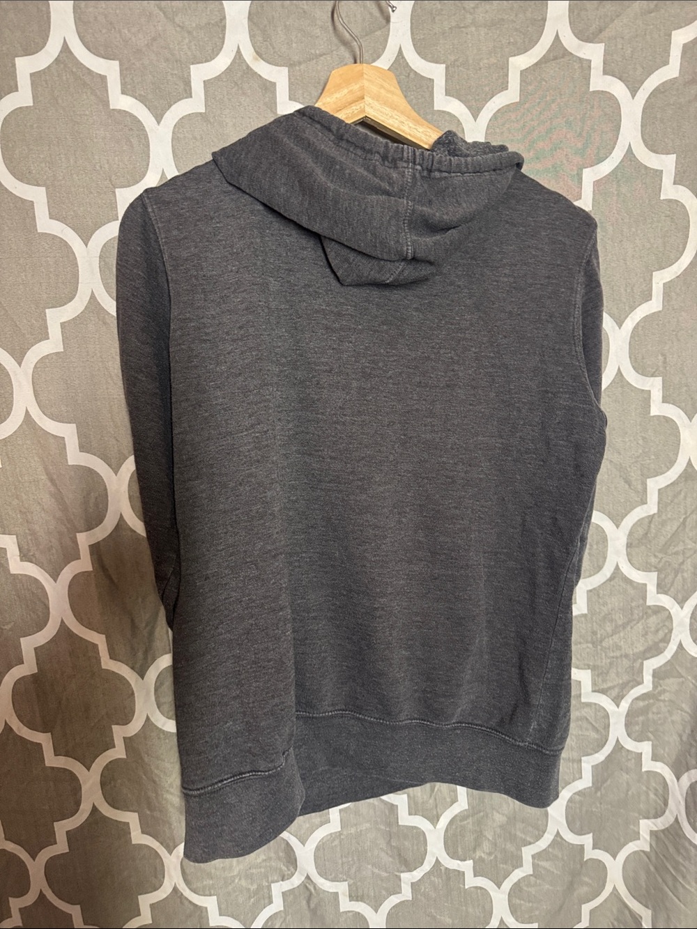 Tentree Dark Grey Camo Tree Logo Hoodie Pullover Medium Flawed - Picture 7 of 7